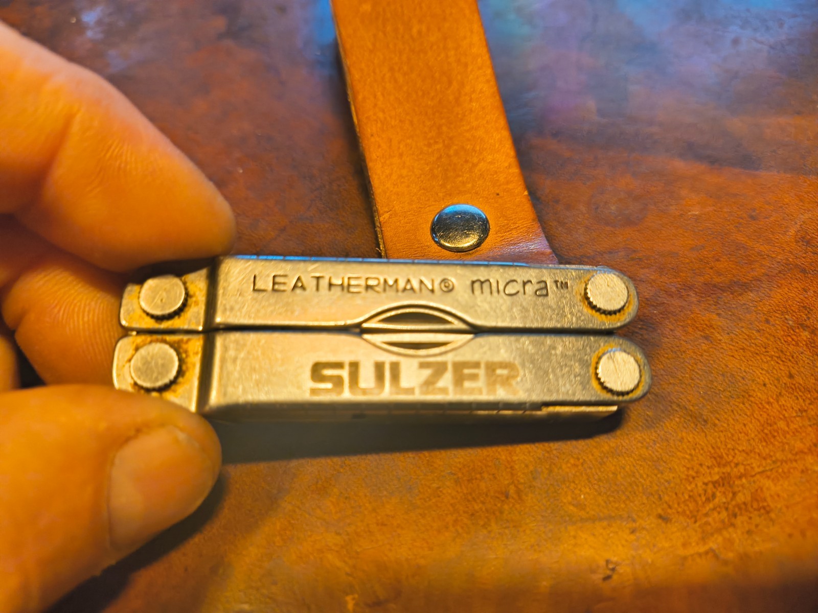 Leatherman Micra Stainless, Key Ring Size Tool, Scissors, Tweezers File Knife