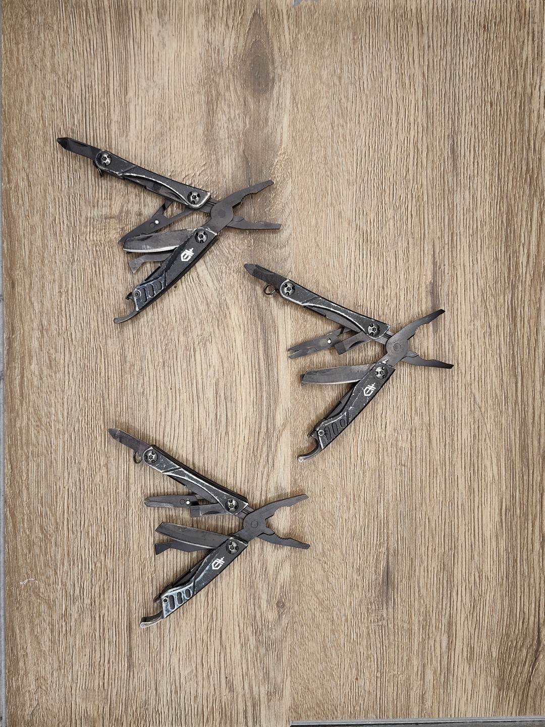 Lot E 3 Gerber Dime Mini Multi-Tool Knife Pliers Scissors Driver