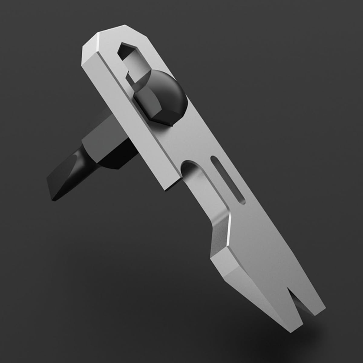 EDC Pocket Pry Bar Keychain Multi Tool, Titanium Small EDC Pry Bar for Keychains