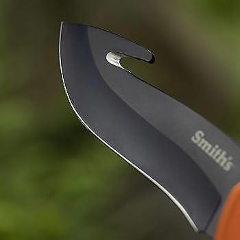 New Smith’s Sharpeners Edgesport Combo Blade Gut Hook Fixed Blade Knife 51235