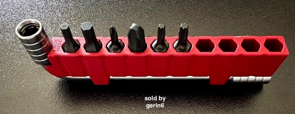 Swiss Army BitCase Wrench & 6 Bits for SwissTool, Victorinox 3.0303, New
