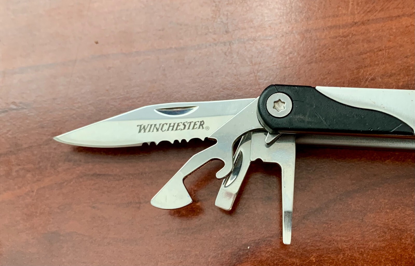 Winchester 2CR Stainless Multi-Function Folding Pliers Pocket Utility Knife