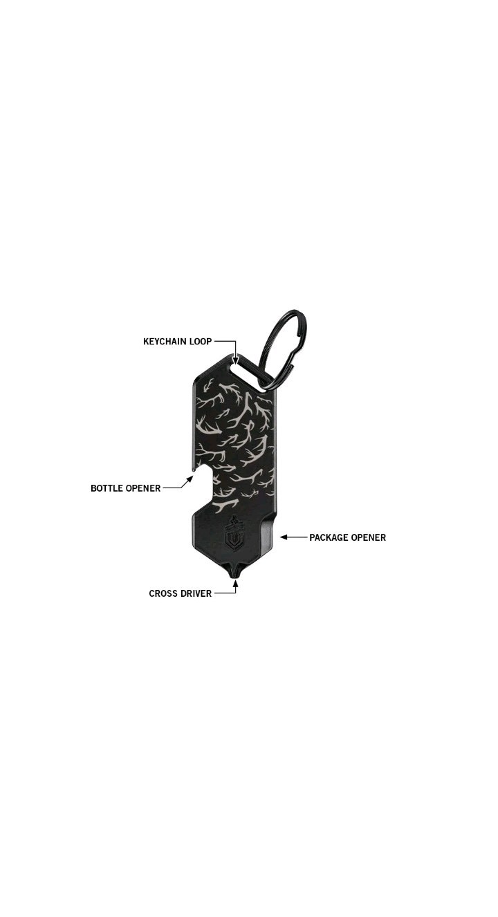 Gerber Shard DT Keychain Multi-Tool 3 Tools N-1 2.5 Inches Long 1.0 OZ