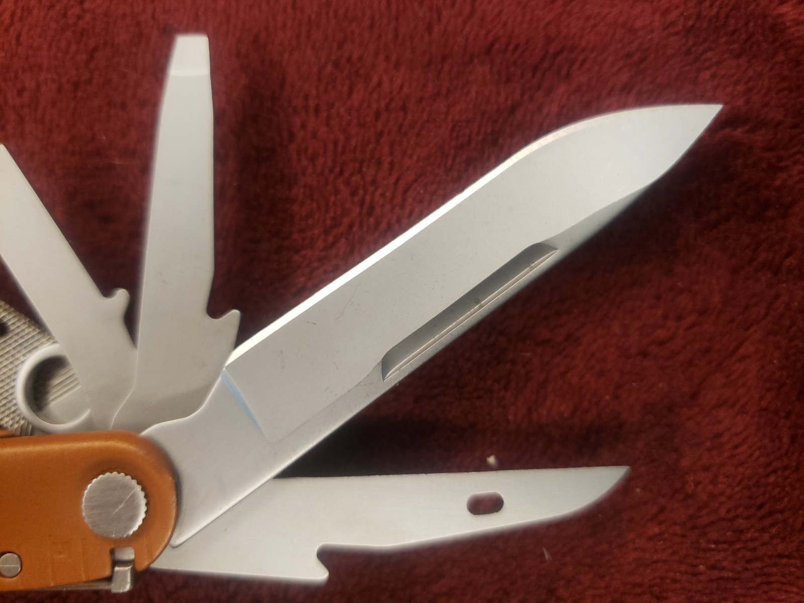 Leatherman Burnt Sienna Orange & Mossy Slate Rebar Multi Tool