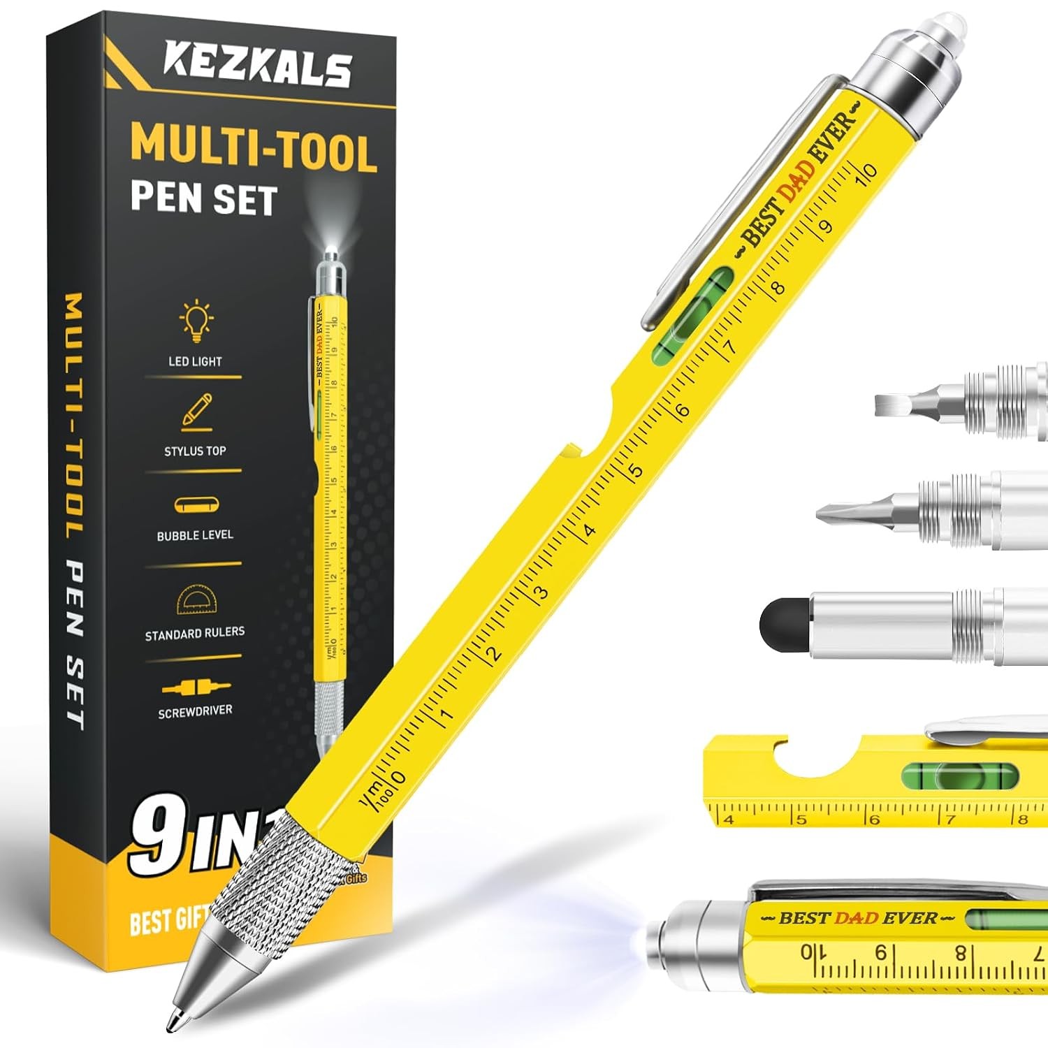 Multitool Pen Mens Gifts for Dad Fathers Day Gift Idea Multitool Personalized