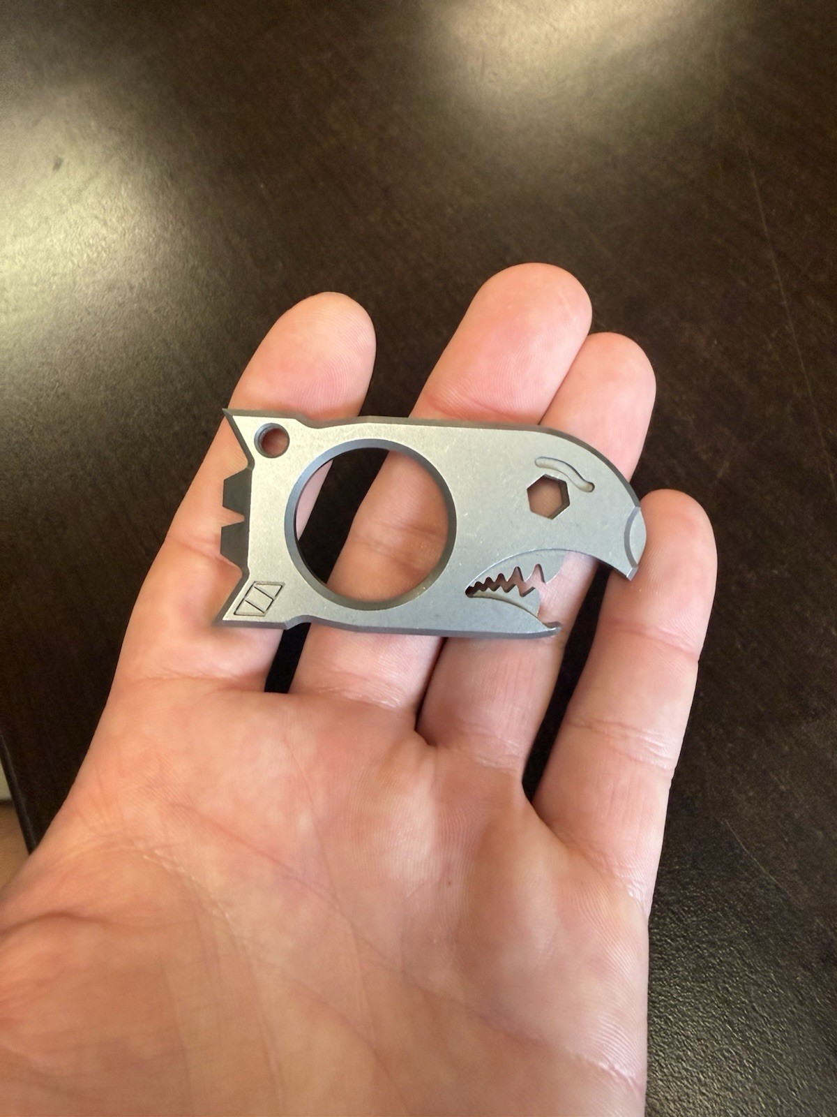 Notorious EDC Beer Bomb (.25 Mint Condition) *NO BOX* {Stonewashed Titanium}
