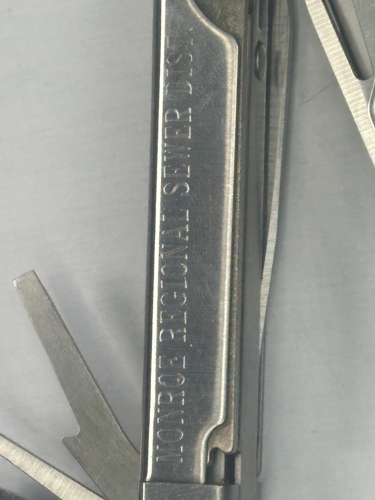 Leatherman Wave Multi Tool Stainless Steel 2003 w/ Leather Sheath Pat Pend USA