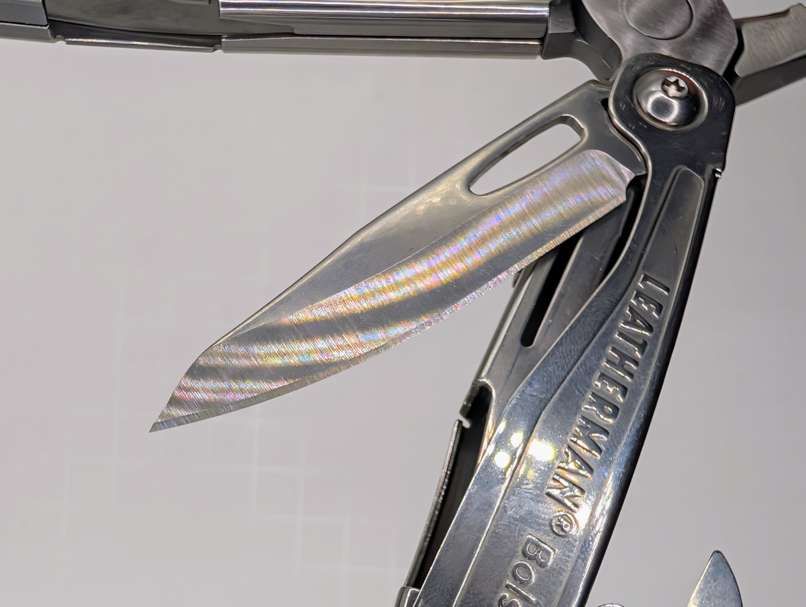 LEATHERMAN BOLSTER 13 TOOL STAINLESS STEEL MULTI-TOOL, EXCELLENT CONDITION!
