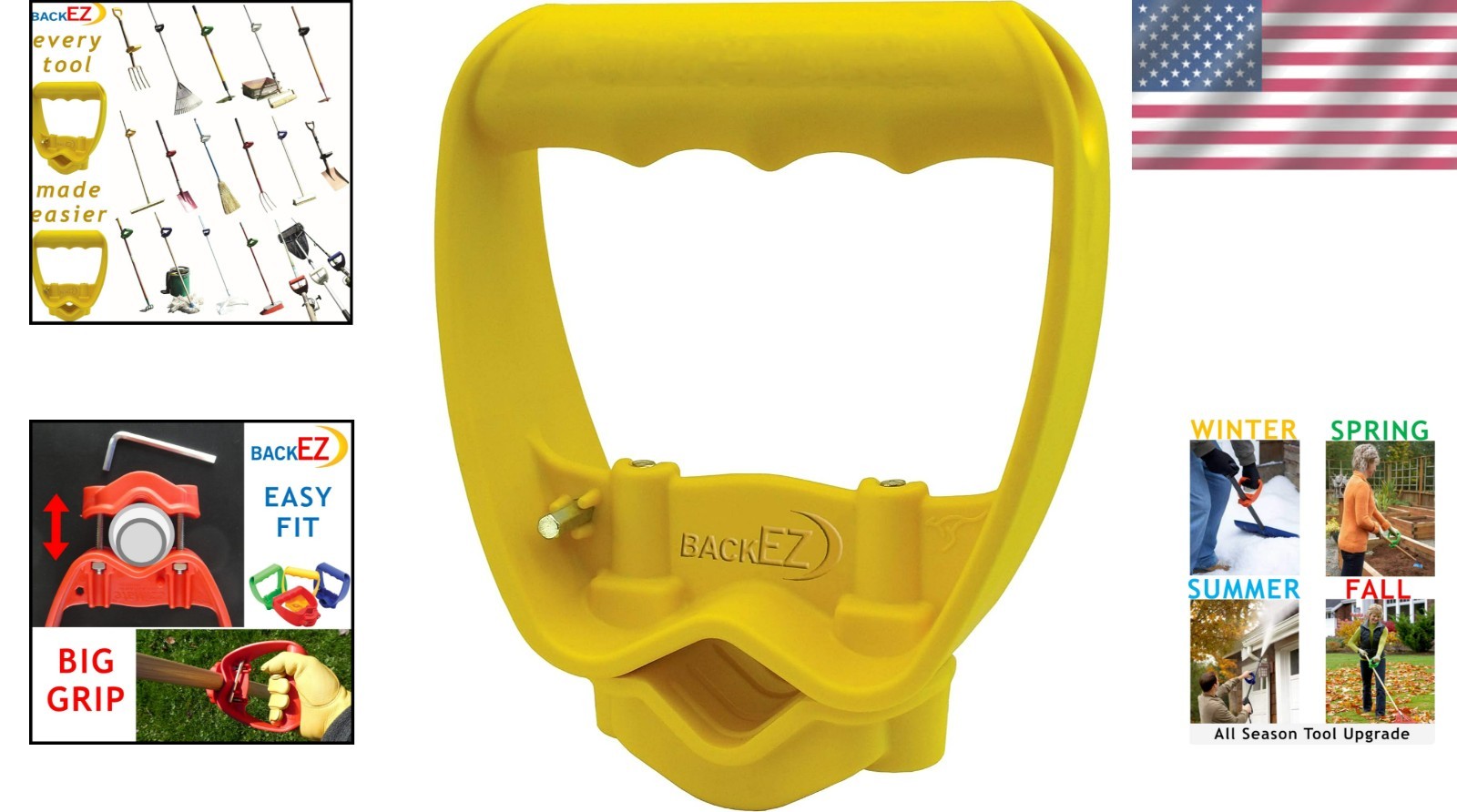 Universal Ergonomic Handle for Garden Tools – Reduced Strain, Enhanced Comfort