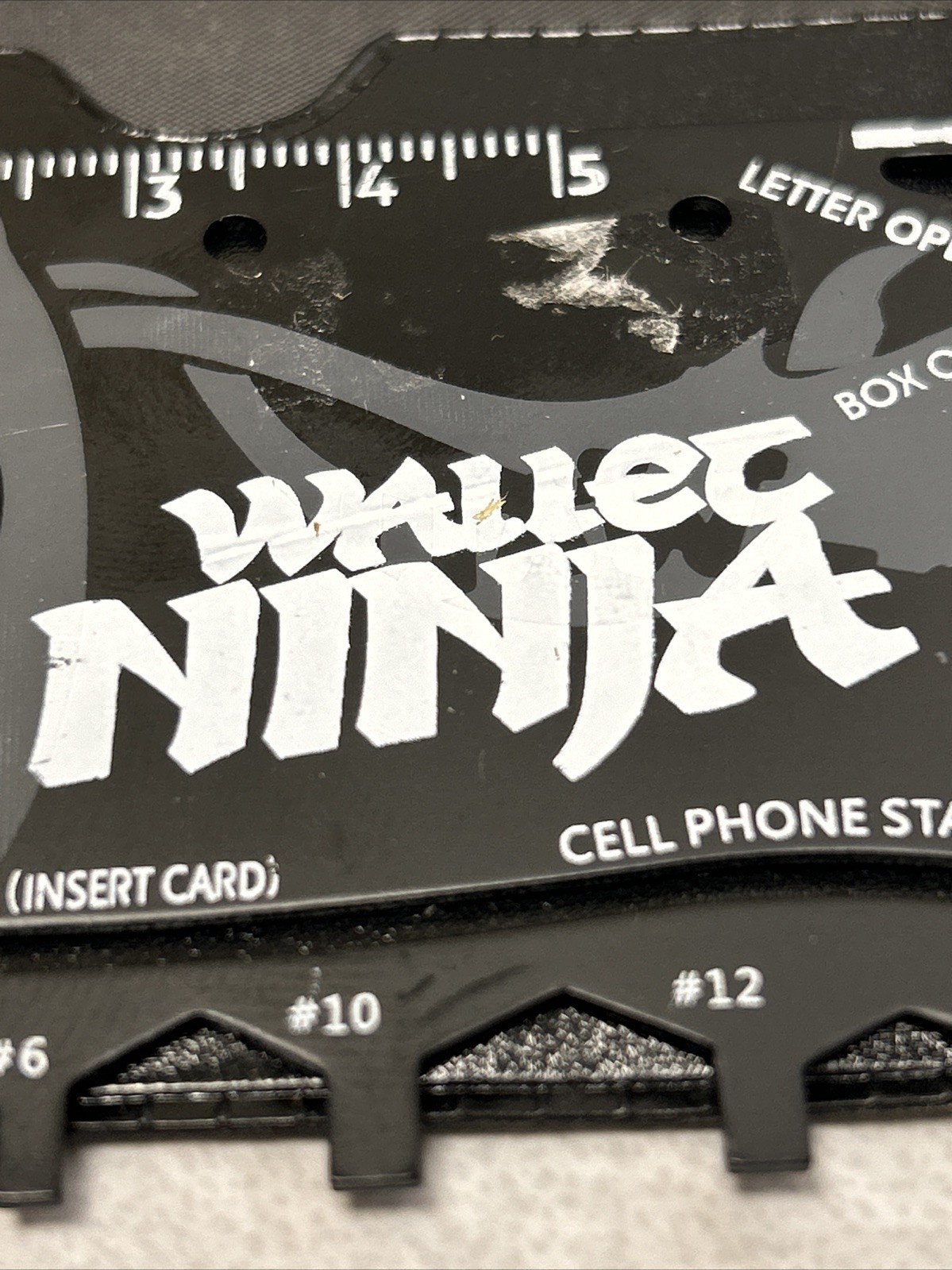 18-in-1 Wallet Ninja Black Multi-Tool Card Pocket Size (NEW OLD STOCK)
