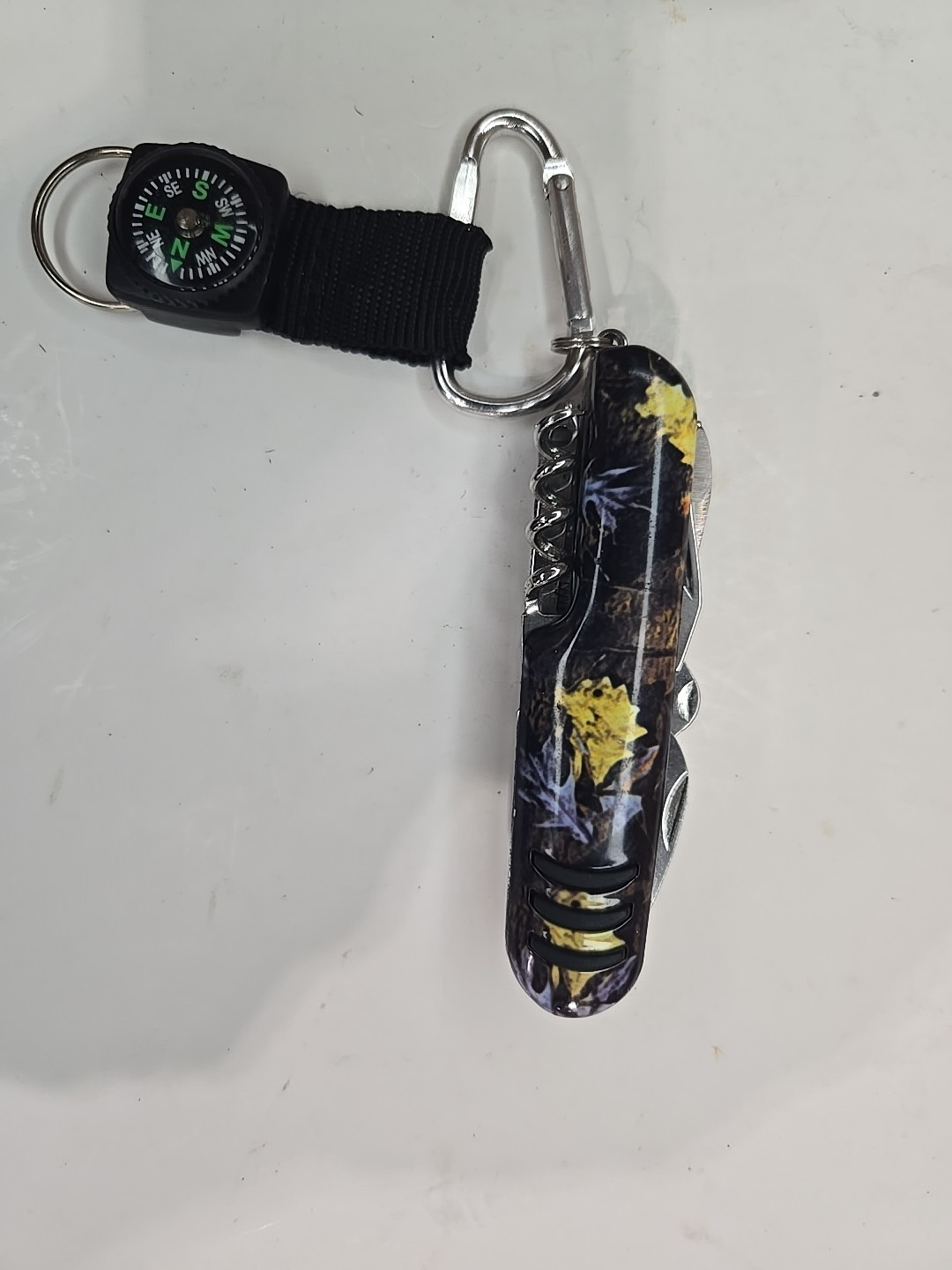 Multi-Purpose, Chrome, Multi-Tool Pocket Knife Saw Corkscrew File & More 11 in 1