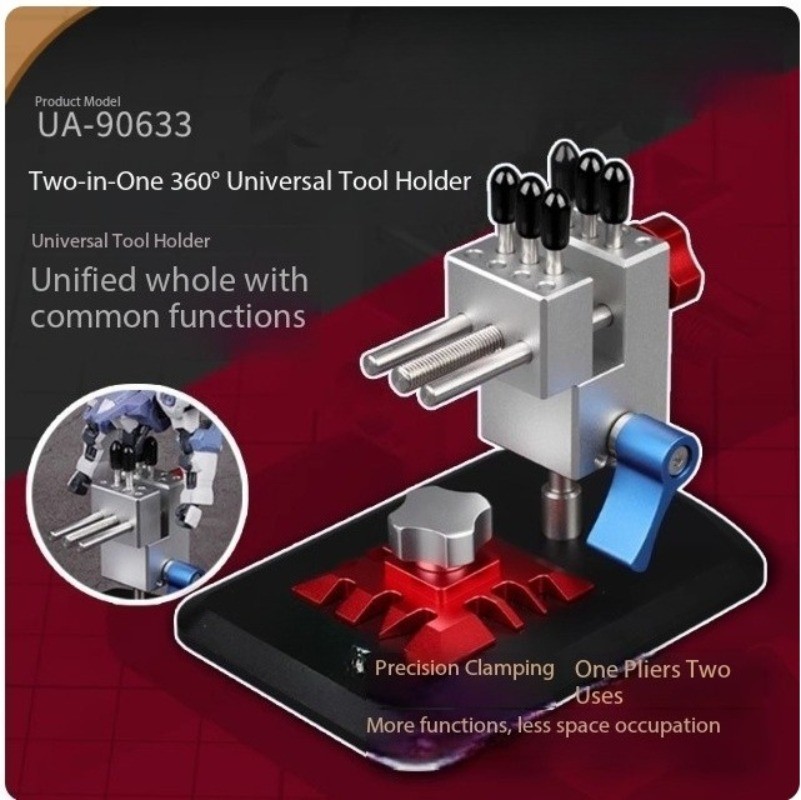 Two-in-One Universal Bench Vise Precision Model Tool Holder Etched Sheet Bending