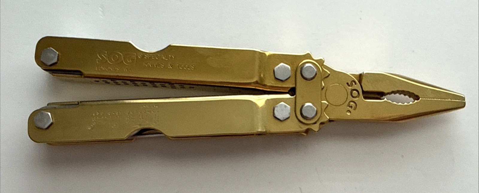 SOG Power Plier Multi-Tool Gold USA