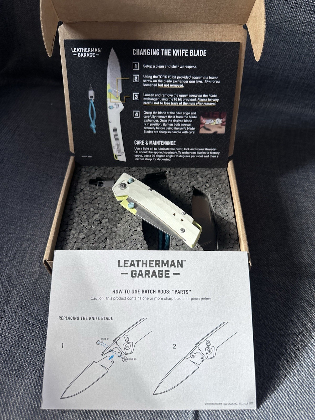 Leatherman Garage – Batch #003 – Parts Limited Edition New in Box!