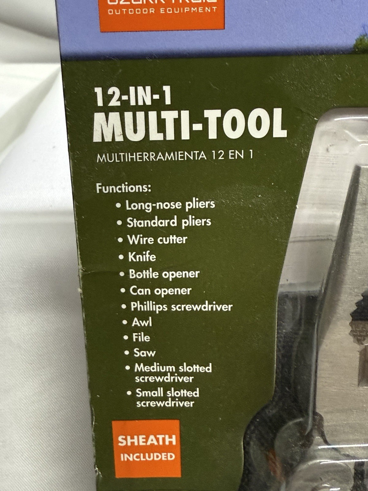 NEW Ozark Trail Outdoors Hiking Camping Pocket Knife Multi Tool with Sheath