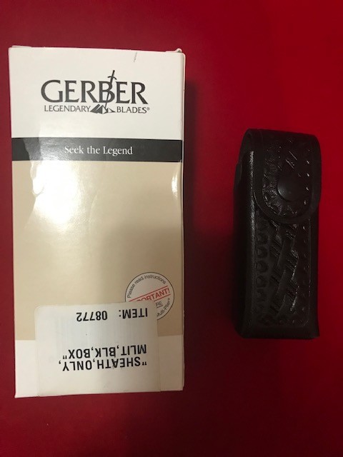 Gerber Multi-Lite Tooled Leather Sheath Only