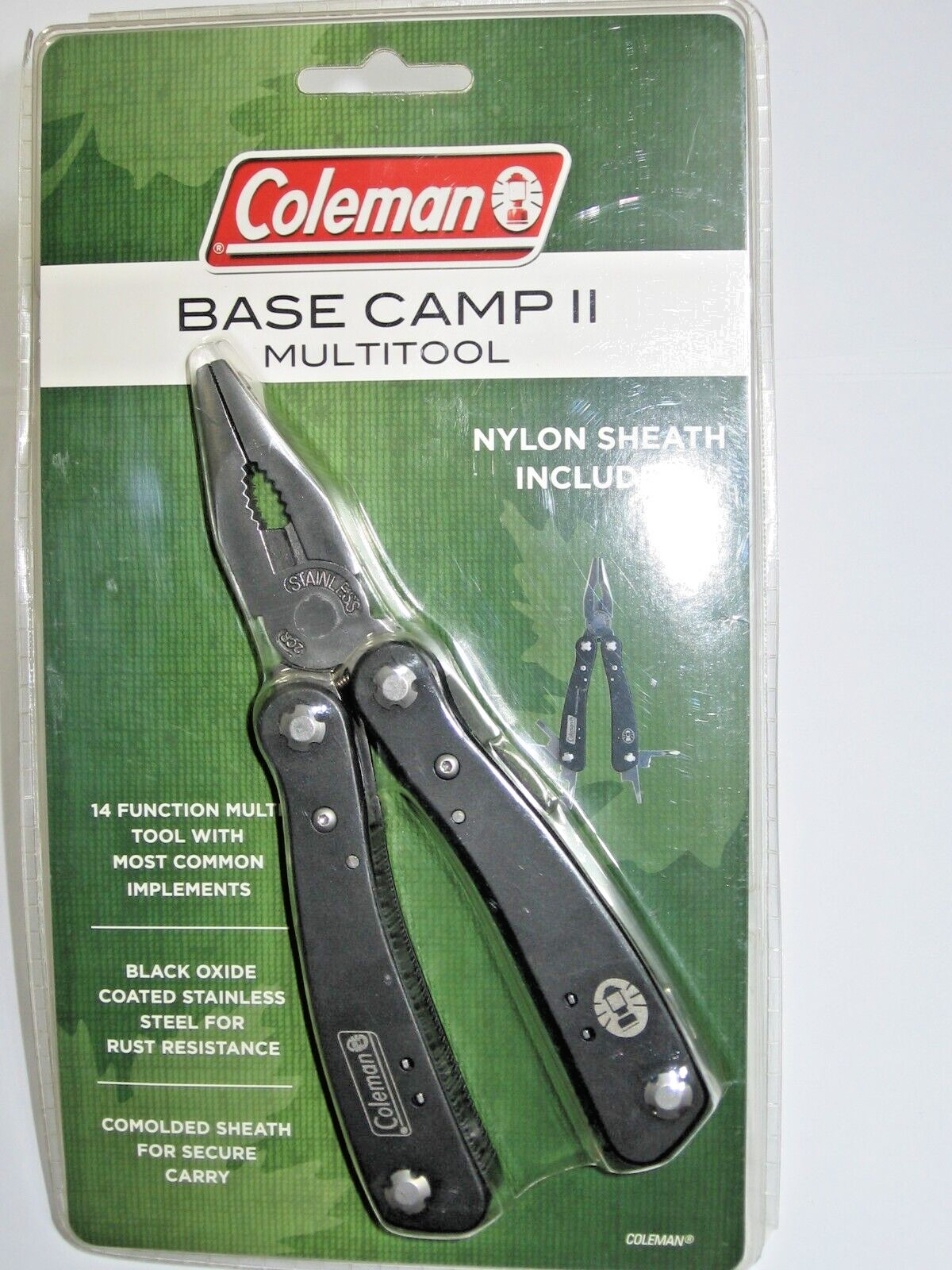 COLEMAN BASECAMP II MULTITOOL WITH SHEATH CMN1027 MODEL SS004