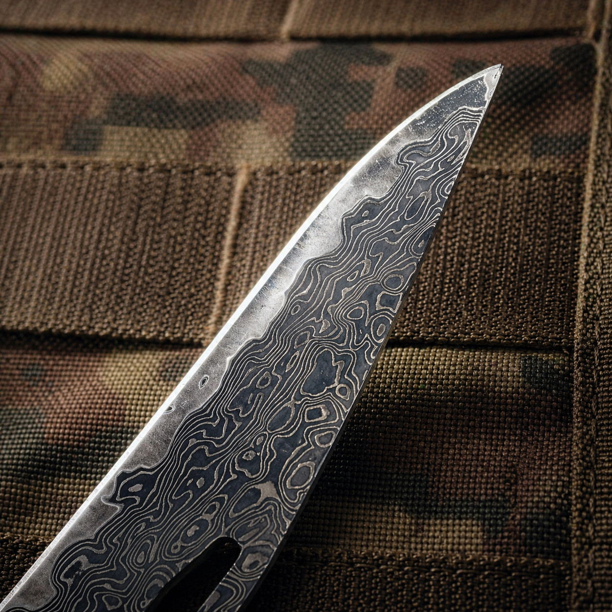 Custom VG10 Damascus (MAIN)Blade for LEATHERMAN SURGE – CNC, 60HRC