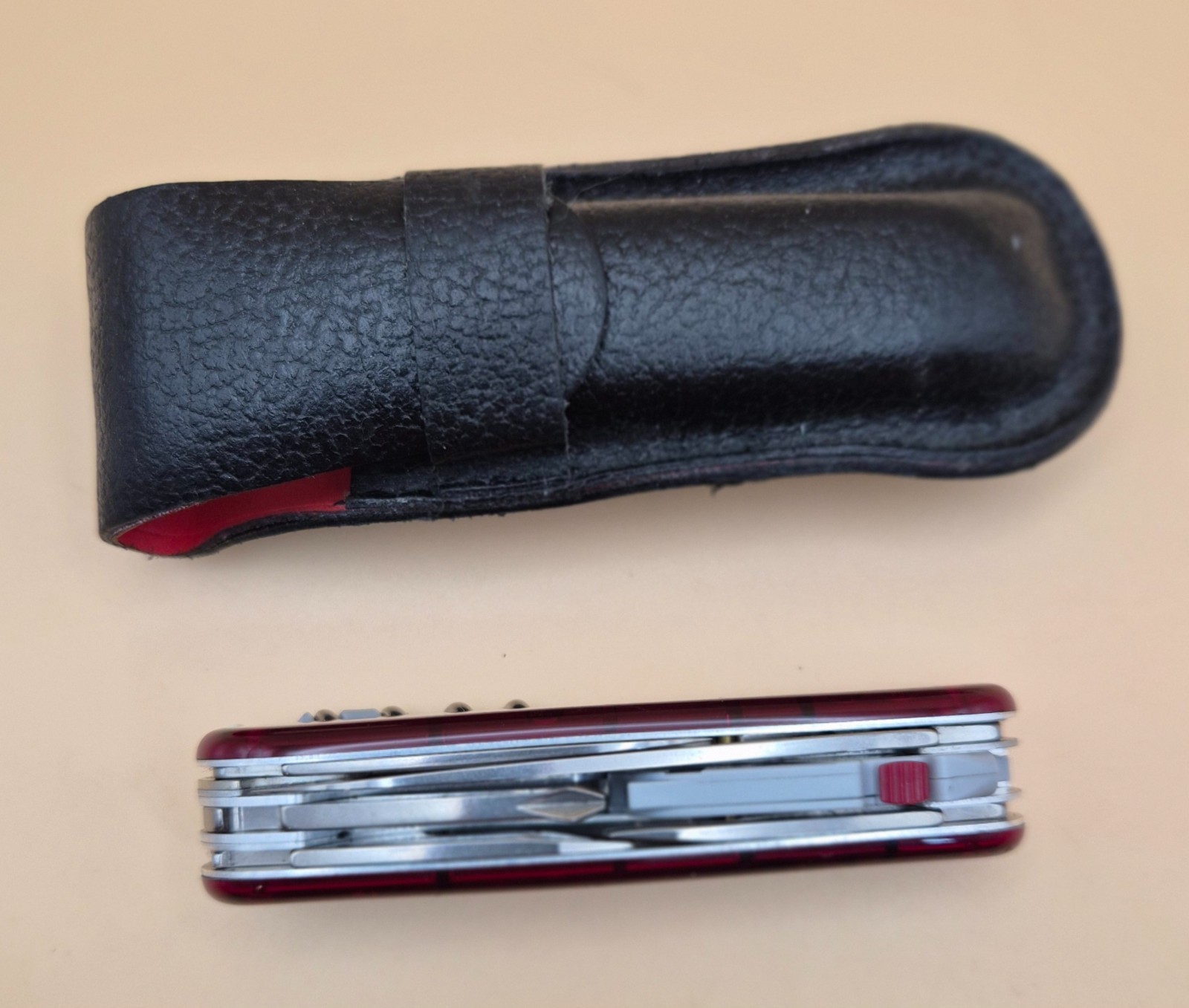 Victorinox SPARTAN LITE Ruby Red Swiss Army Knife – Good Condition