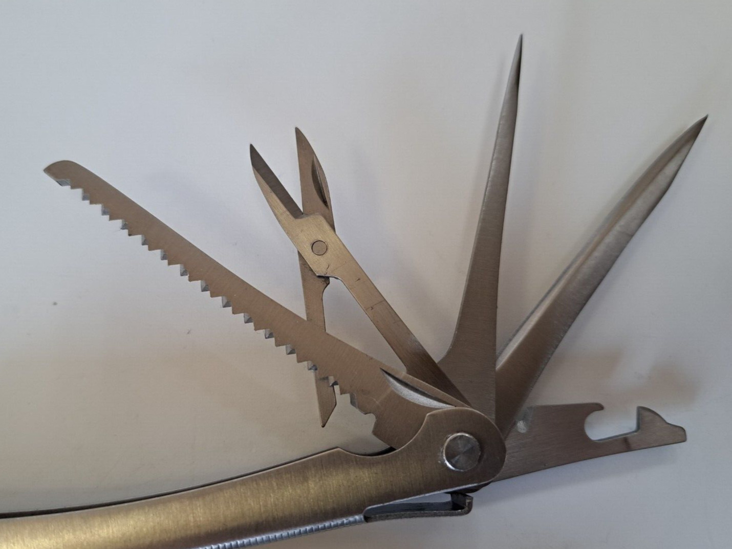 VINTAGE BARLOW COAST 2 MULTI TOOL STAINLESS STEEL FISHING KNIFE OWENS CORNING