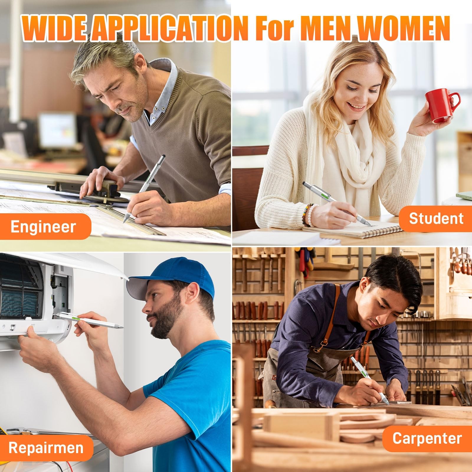 Pen Gifts for Men Women, Cool Gadgets Tools Multi Tech Pen for Men, Personali…