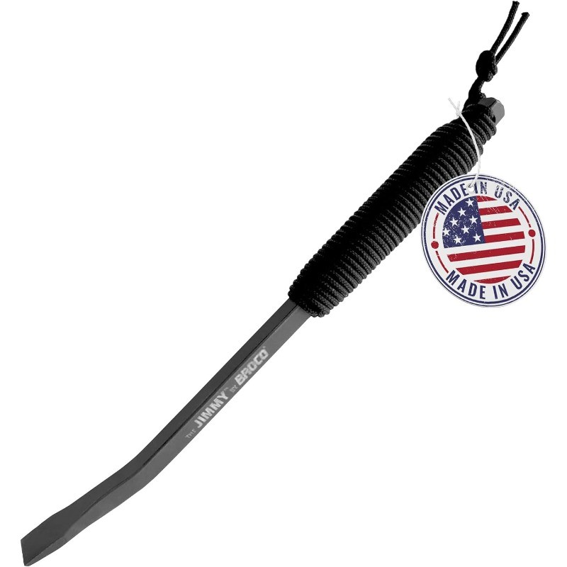 Jimmy Tactical Pry Bar, EDC, Rescue Breaching Tool, Durable Steel, Comfort Grip