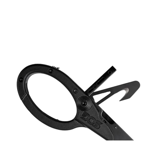 ParaShears Lightweight Backcountry Stainless Steel Multi-Tool, 11 Tools Black