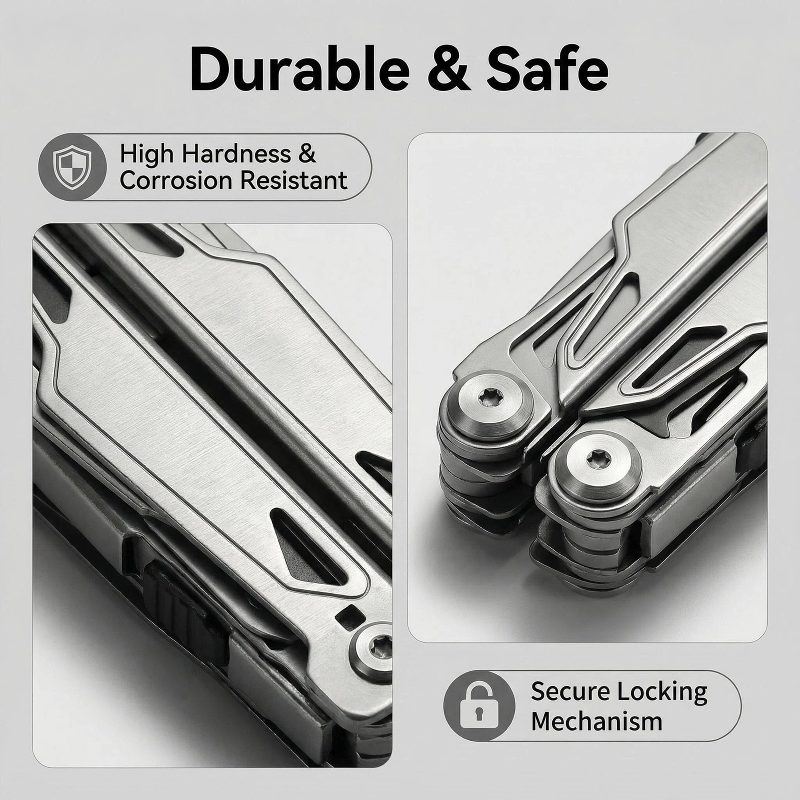Multitool, 28-in-1 Stainless Steel Multi-Tool with Pocket Knife, -locking Pli…