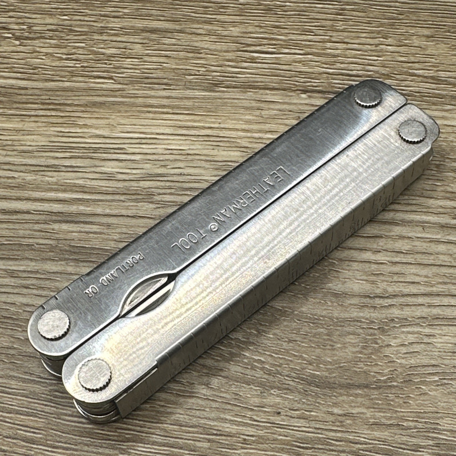Vintage Original Leatherman Multi Tool With Scissors Stainless Portland OR USA