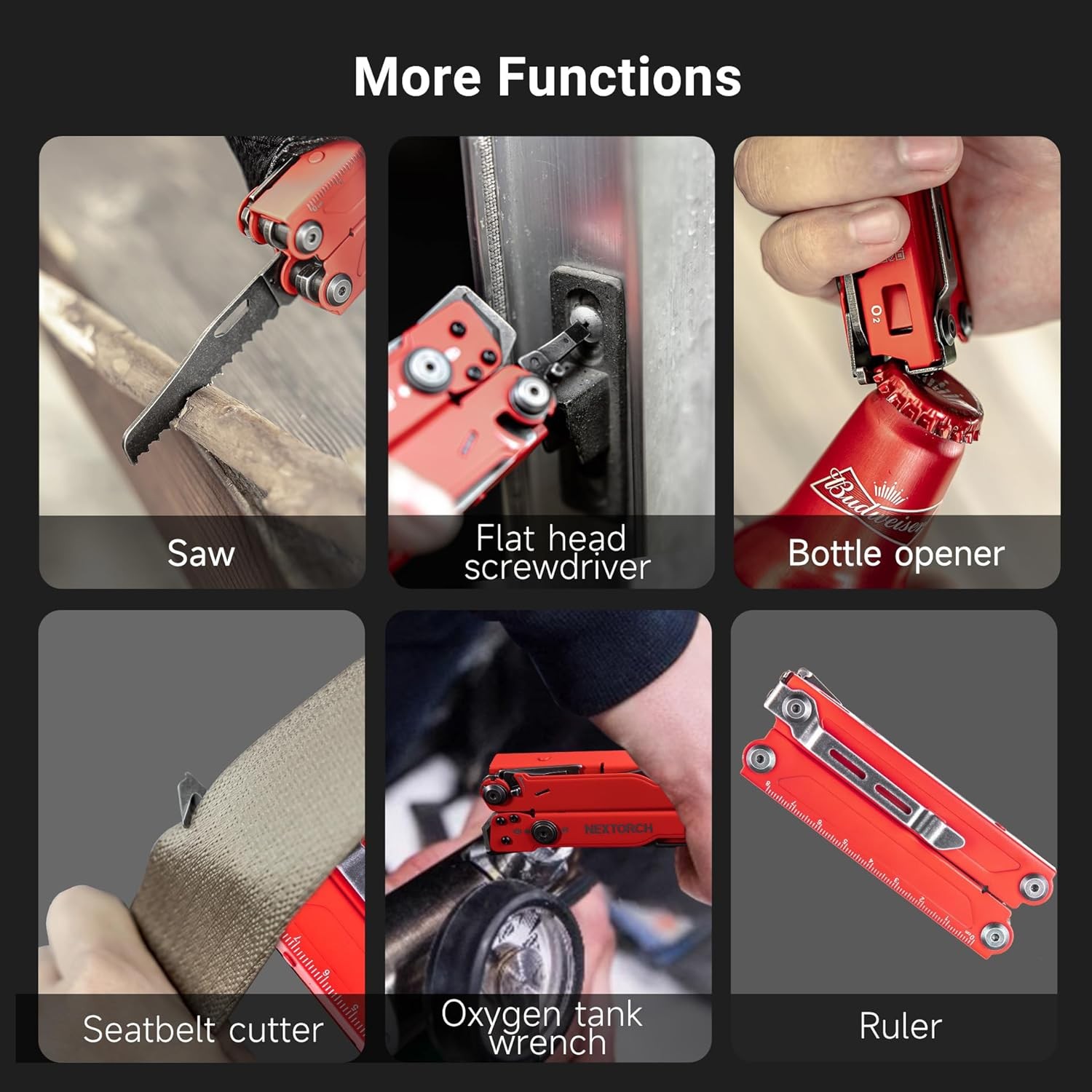 NEXTORCH PIONEER MT20 14-IN-1 Multi-tools Full-Size,Versatile Multi-tool Set