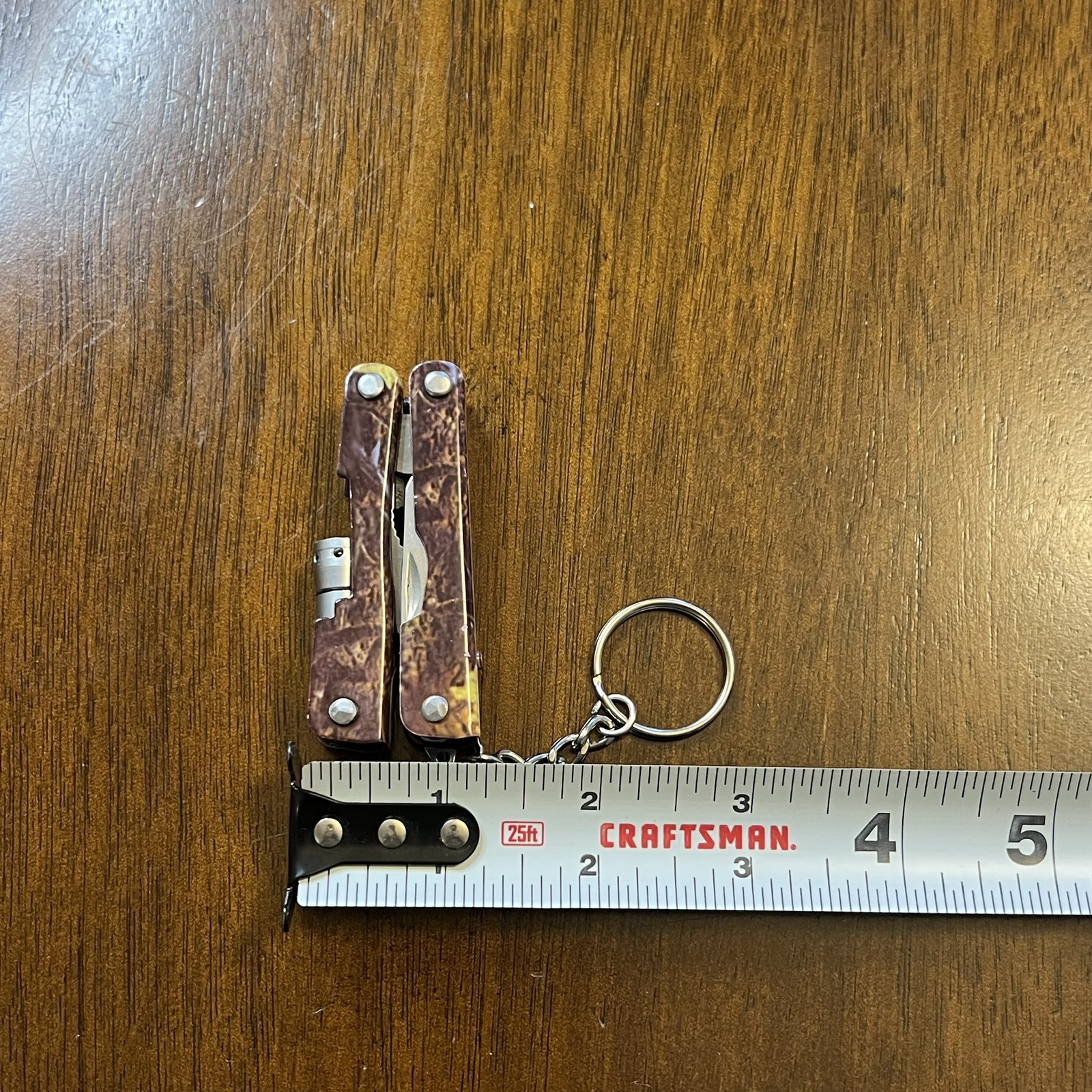 Multifunctional Pocket Tool with Keychain