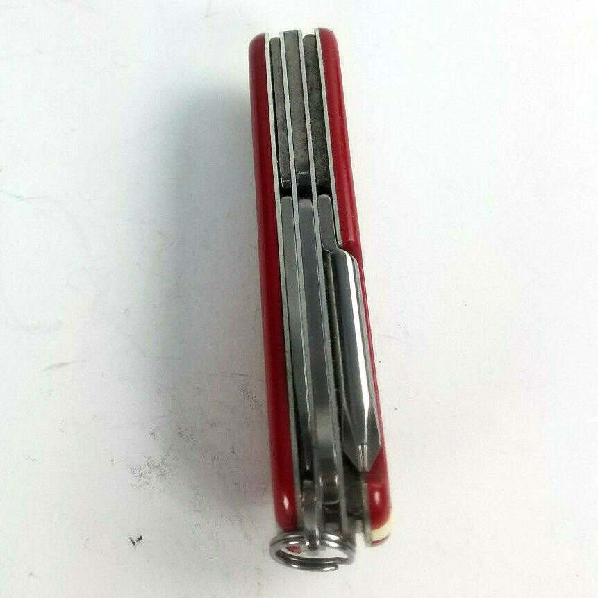 Victorinox SUPER TINKER Swiss Army Medium Pocket Knife No Case Red Scout Knife