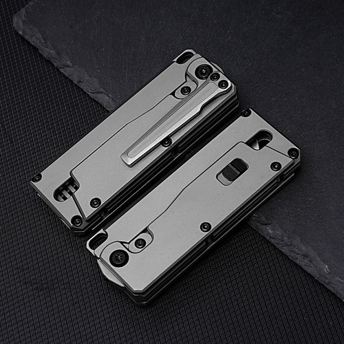 Titanium Alloy Pocket Folded Health Comb Combing Hair Outdoor EDC Multi Tools