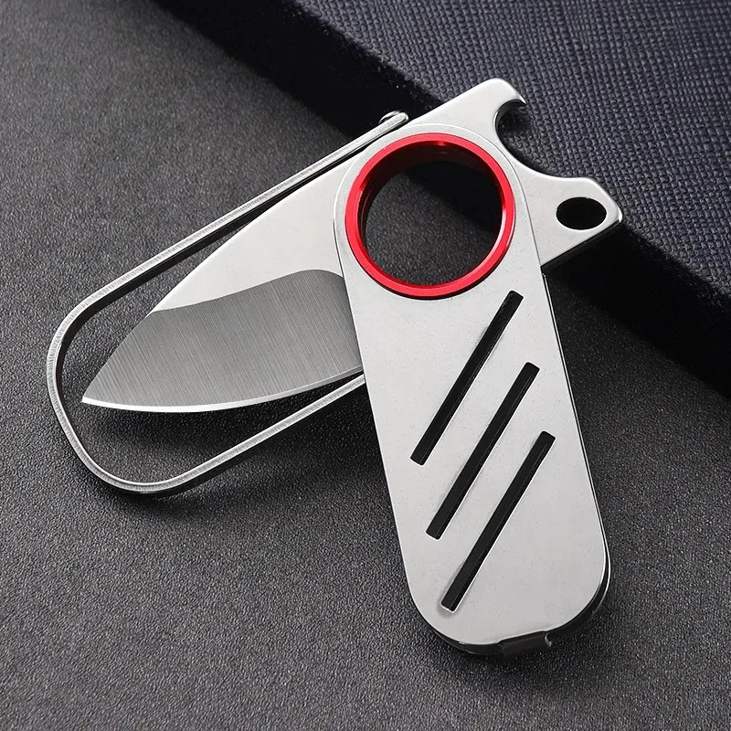 Mini Stainless Steel Portable EDC Tool Keychain Pendant for Opening Packages