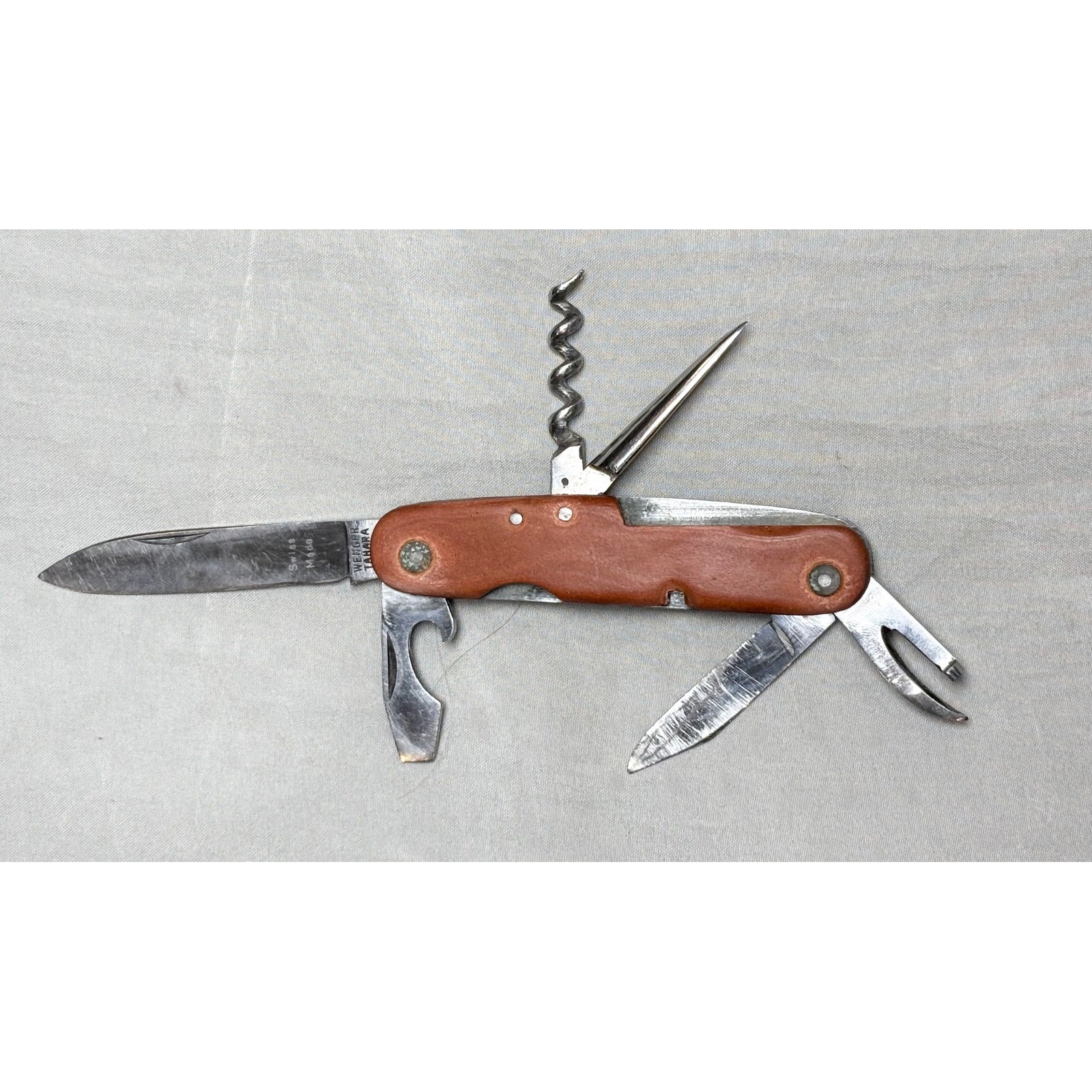 Vintage 1930s Wenger Tahara Swiss Army Knife Pocket Knife Swiss Made