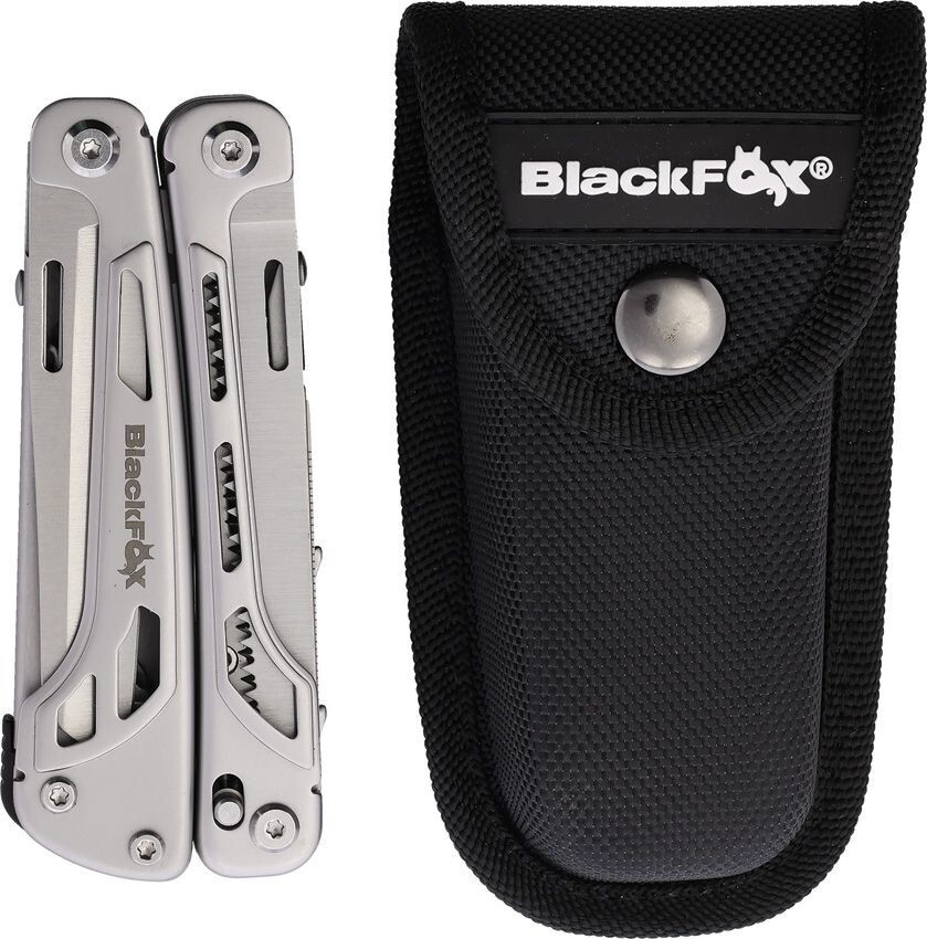 Black Fox Fortitude Multi Tool 15 Tools/Accessories w/Black Nylon Belt Sheath