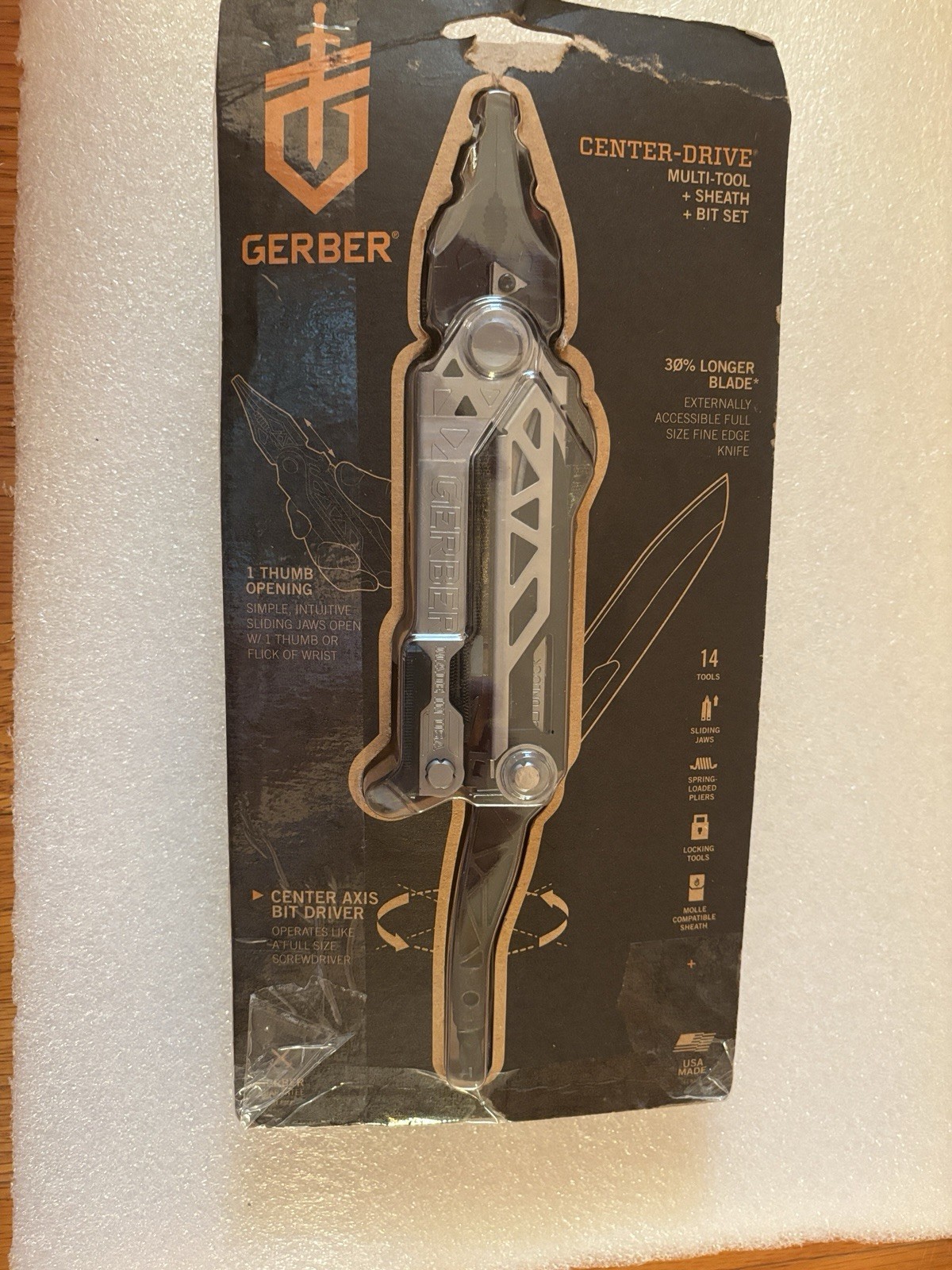Gerber Center Drive Multi-Tool, Bit Set, MOLLE Compatible Sheath. 31-003076N