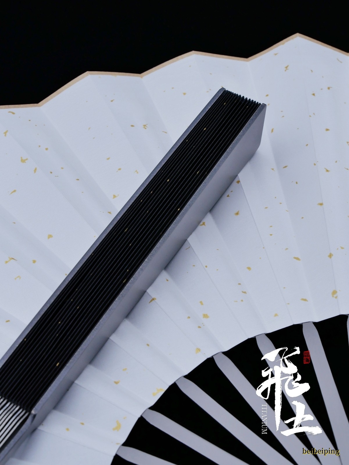 10” Titanium Alloy Folding Fan Martial Arts Portable Kung Fu Folding Fan Gift
