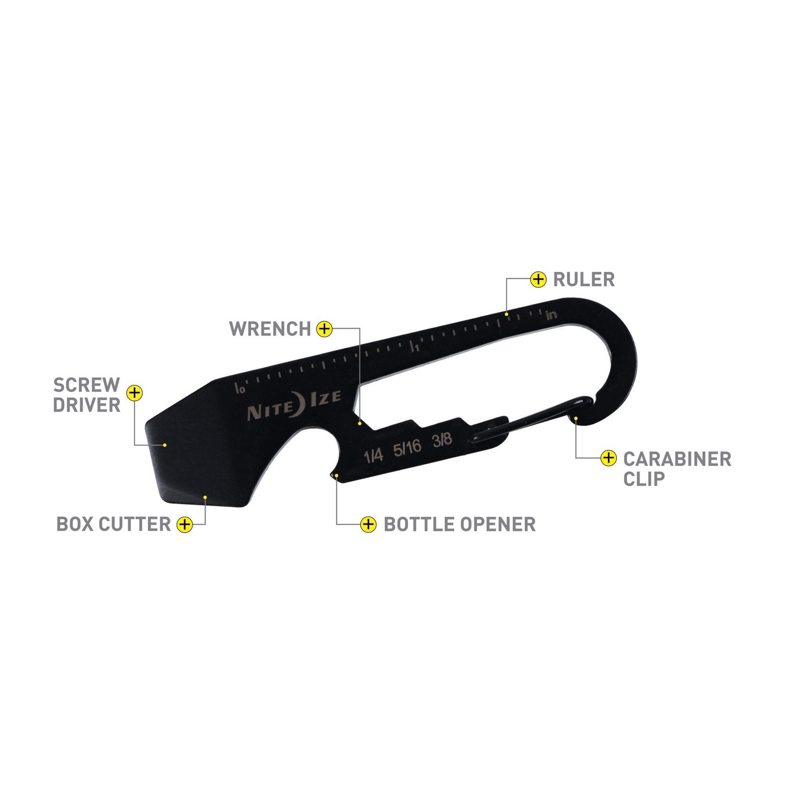 Nite Ize DoohicKey Stainless Steel Key Tool – Stainless (6-Pack)