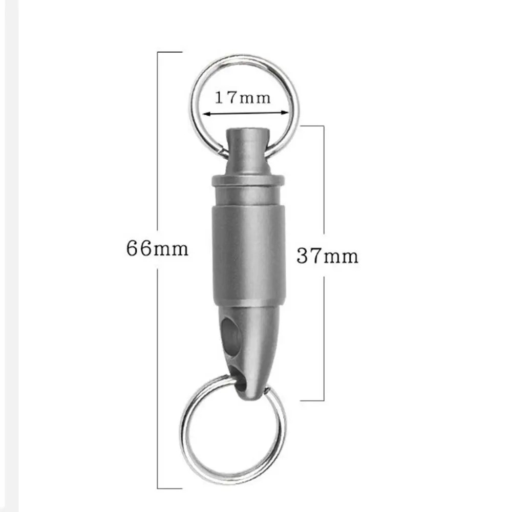 Portable Titanium Alloy Ultralight EDC Keychain Accessories Car Key Ring Outdoor