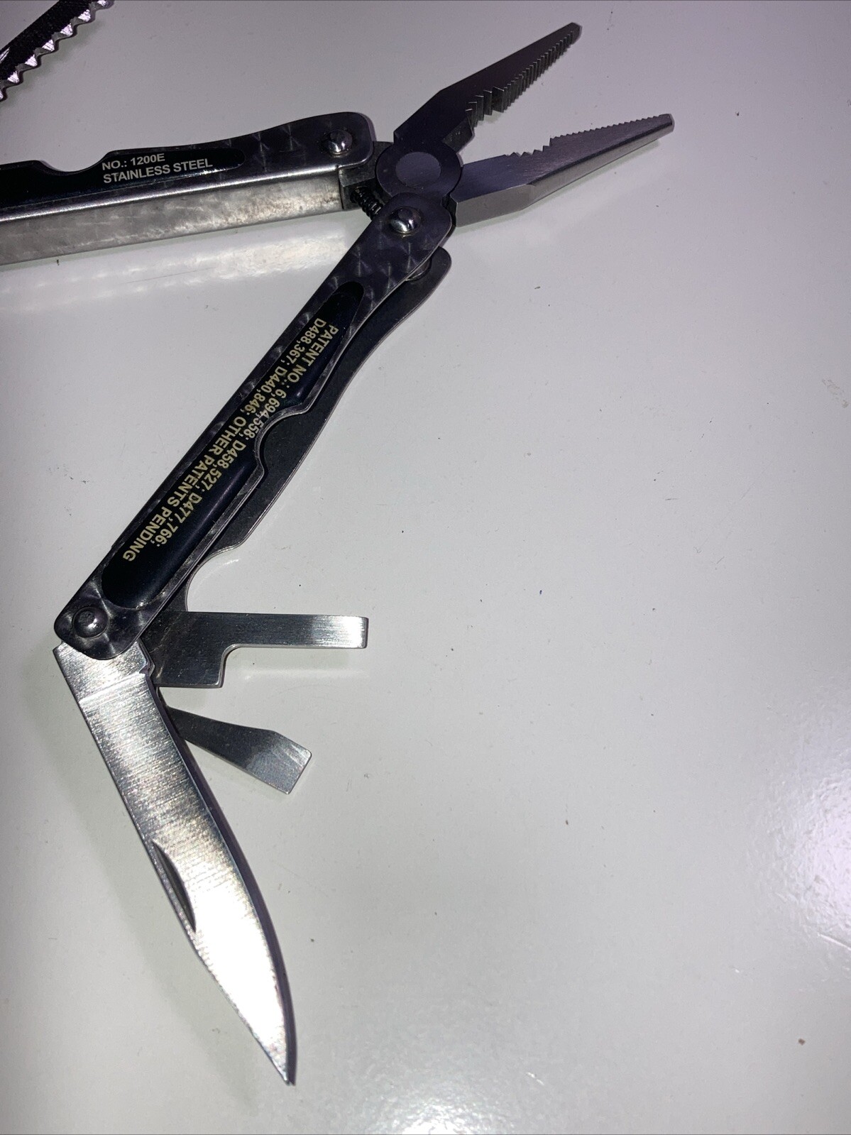 SHEFFIELD 1200E STAINLESS STEEL FOLDING MULTI 9 TOOLS 🧰 TOOL PLIER KNIFE SCREW