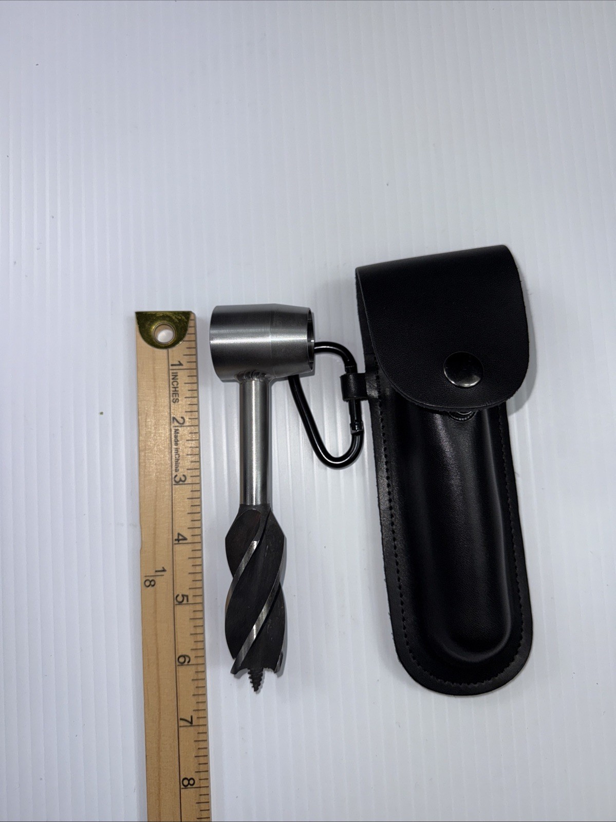 Hand Auger Drill Bit Survival Settlers Tools Outdoor Wood Peg and Hole Maker