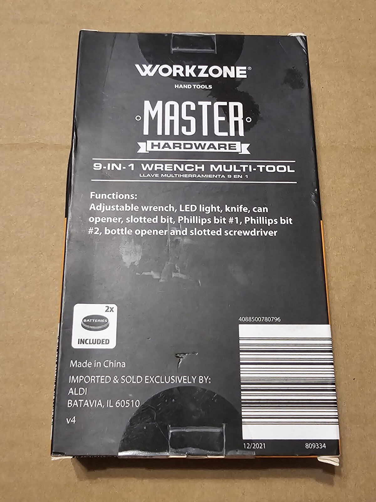WorkZone Master Hardware 9-in -1 Wrench Multi-tool