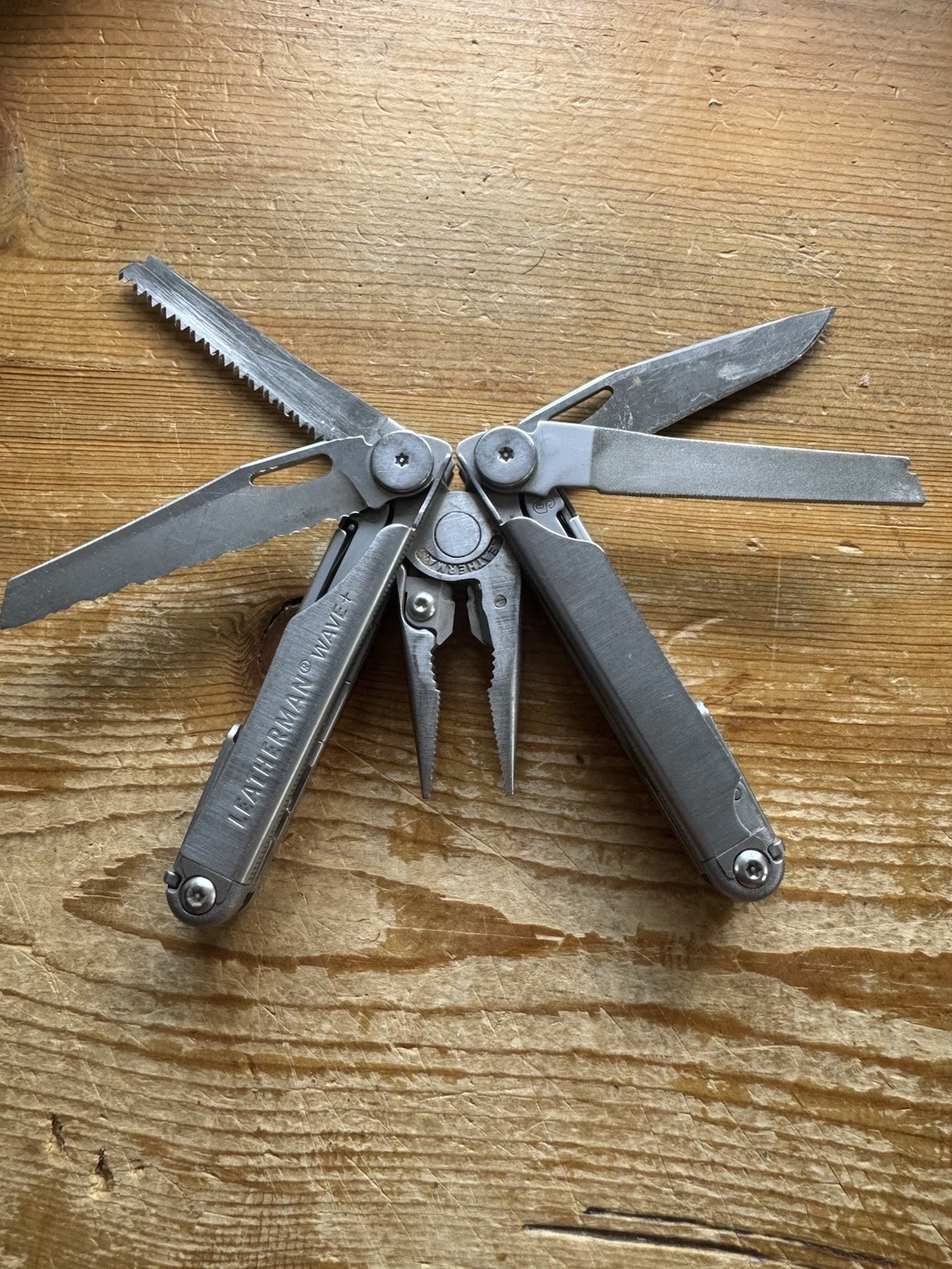 Leatherman + Wave Plus Multitool Stainless Steel – Broken Head Flat Screwdriver