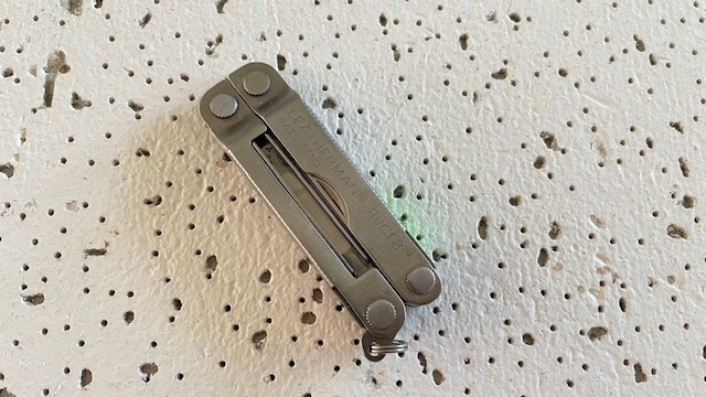 Leatherman Micra PATS PEND MultiTool StainlessSteel Scissors,Knife,Opener Bottle