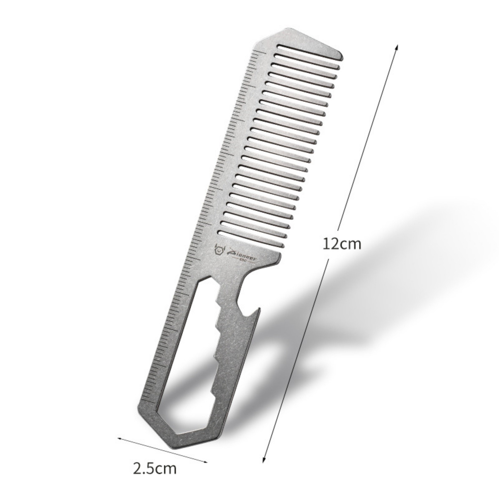 Titanium Alloy EDC Multi Tool Comb Bottle Opener Wrench Ruler Pocket Lightweight