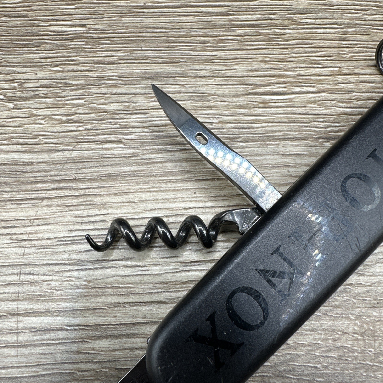 Victorinox Swiss Army Knife Onyx Monochrome Black Spartan Folding Knife EDC