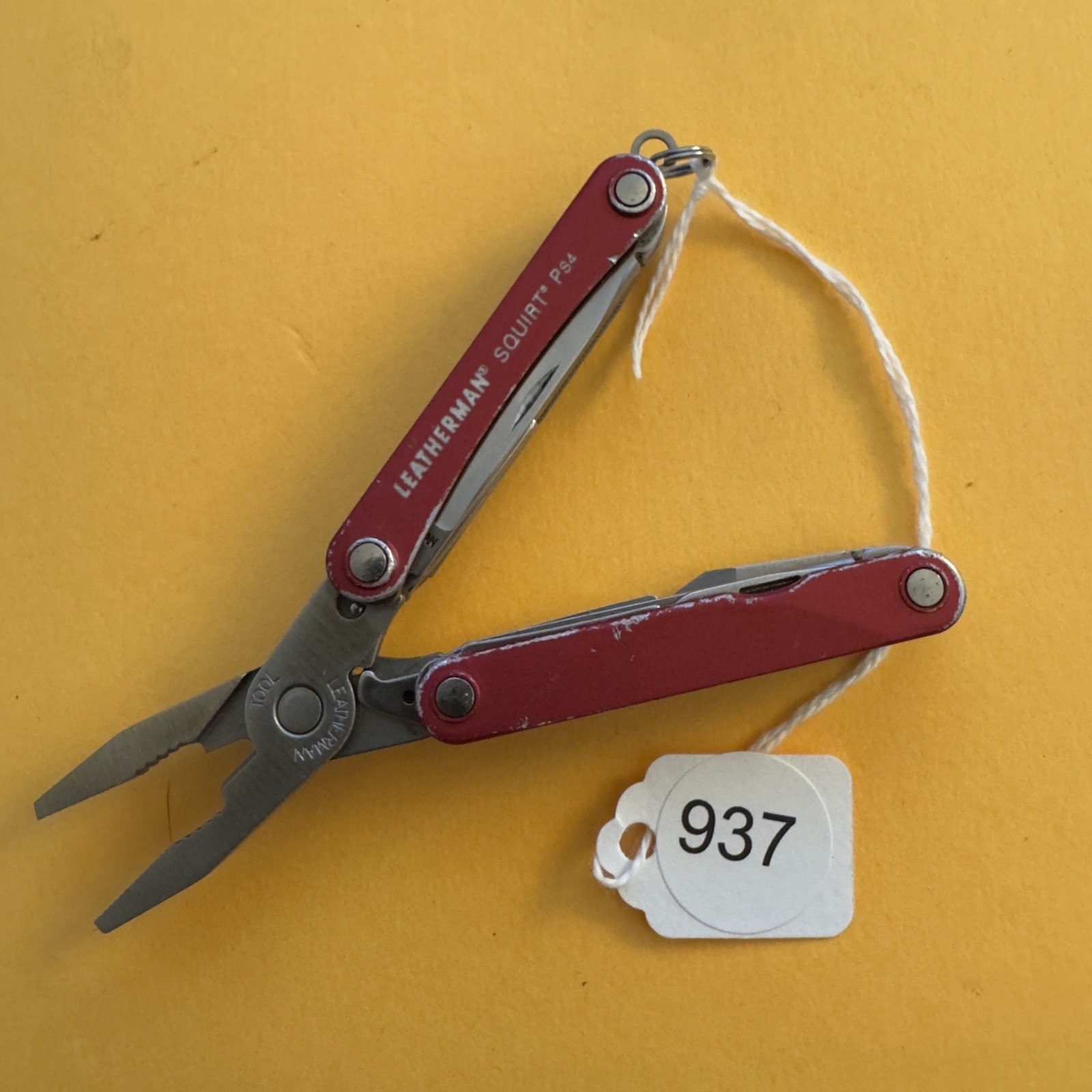 Leatherman Squirt PS4 Pliers Scissors Multi-Tool Pocket Knife Red EDC #937