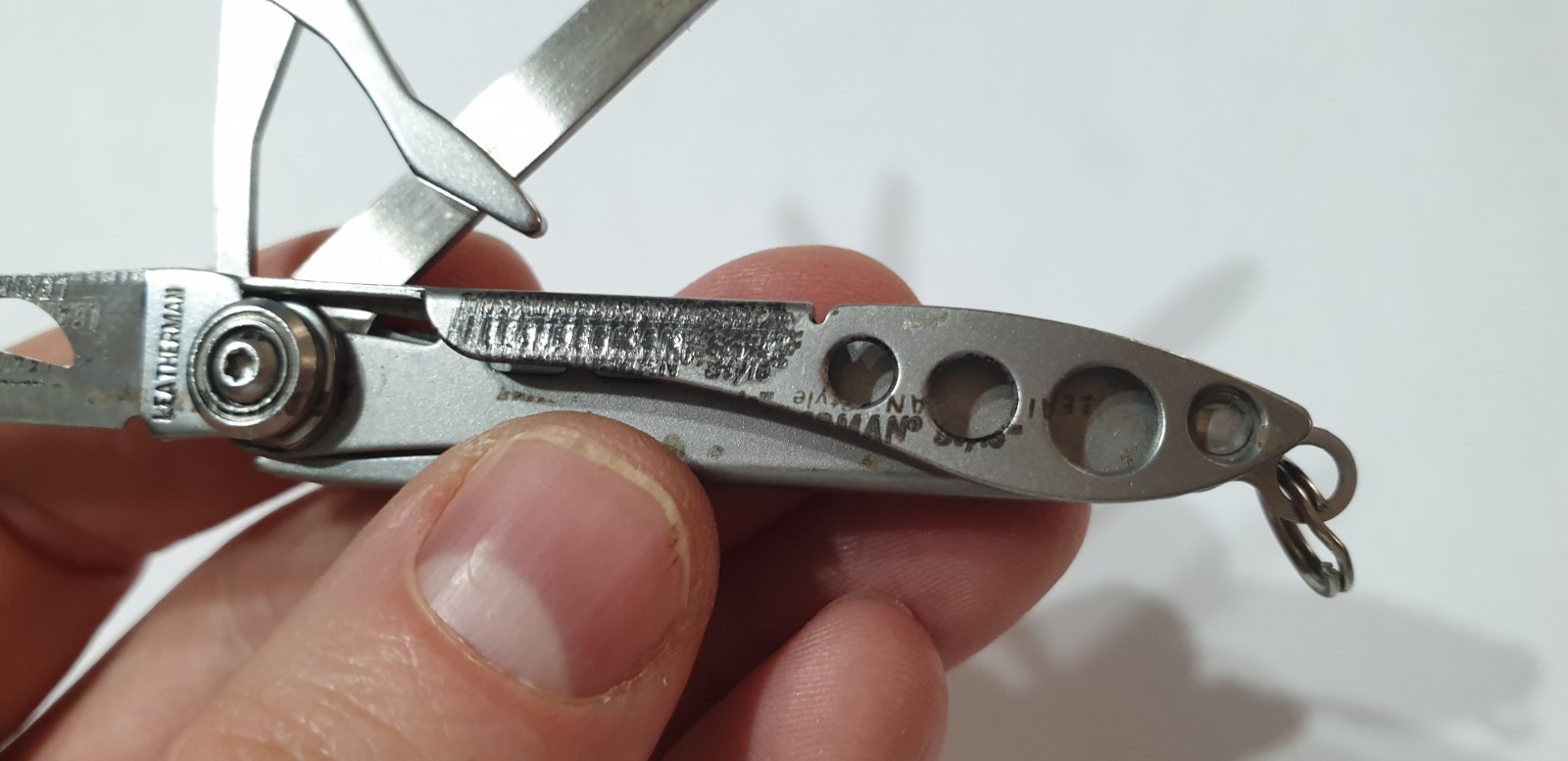 🔥🔥 Leatherman Style One Hand Opening Prototype and Factory Misprint Very Rare