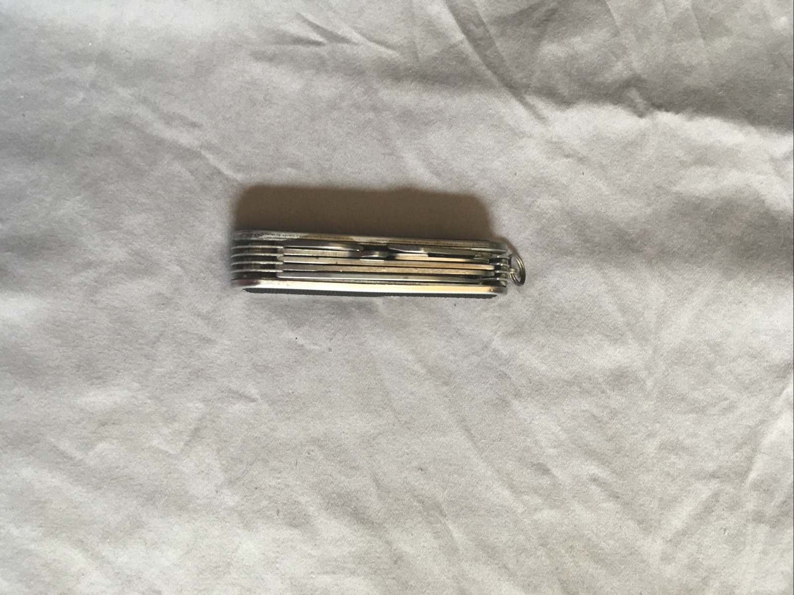 Pocket Knife 13-Function Multitool Knife Stainless Steel preowned
